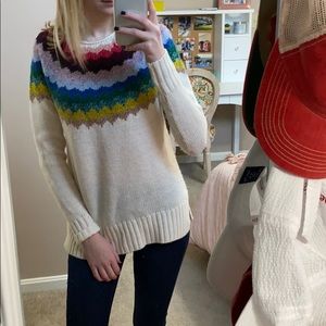 rainbow sweater